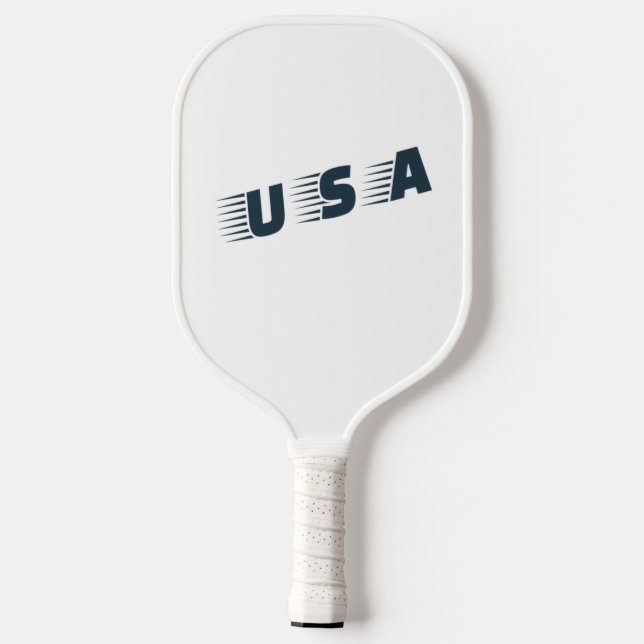 USA Pickleball Paddle - Servieren Sie mit amerikan (Rückseite)