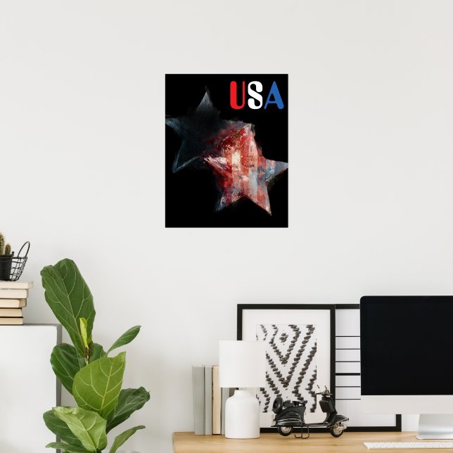 USA-Plakat Poster (Heimbüro)