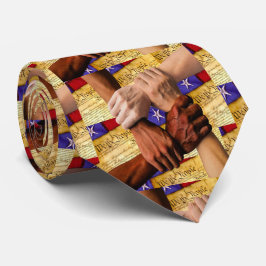 USA Politics Hands United Constitutions Necktie Krawatte