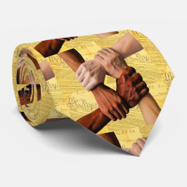 USA Politics Hands United Constitutions Necktie Krawatte