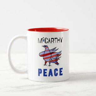 USA Politische unbearbeitete Vintage-Fotos alte Äs Zweifarbige Tasse
