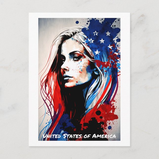 USA Postcard - World of Women Postcard Collection Postkarte (Vorderseite)