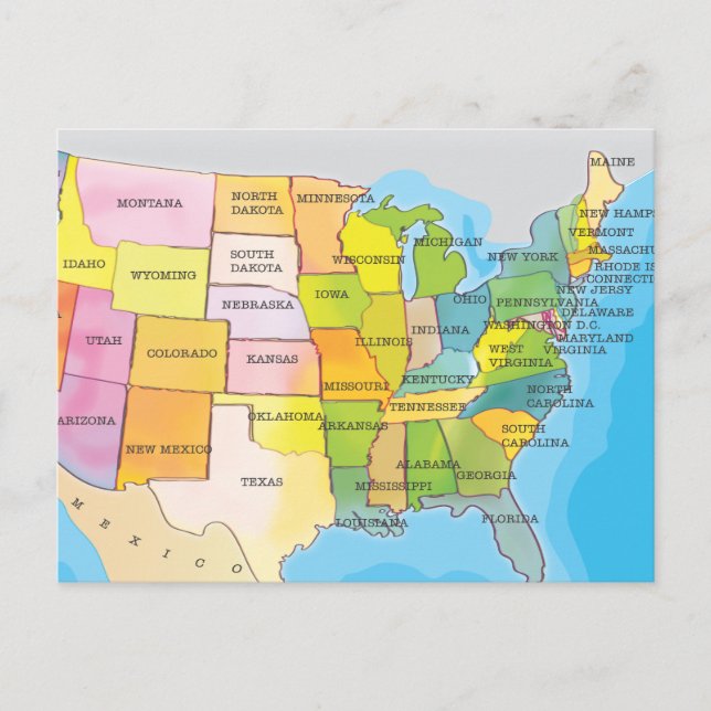 USA POSTKARTE (Vorderseite)