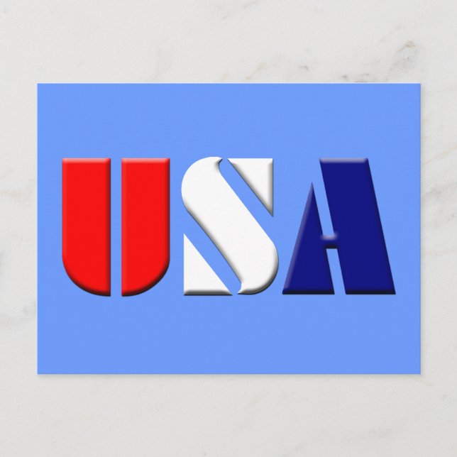 USA POSTKARTE (Vorderseite)