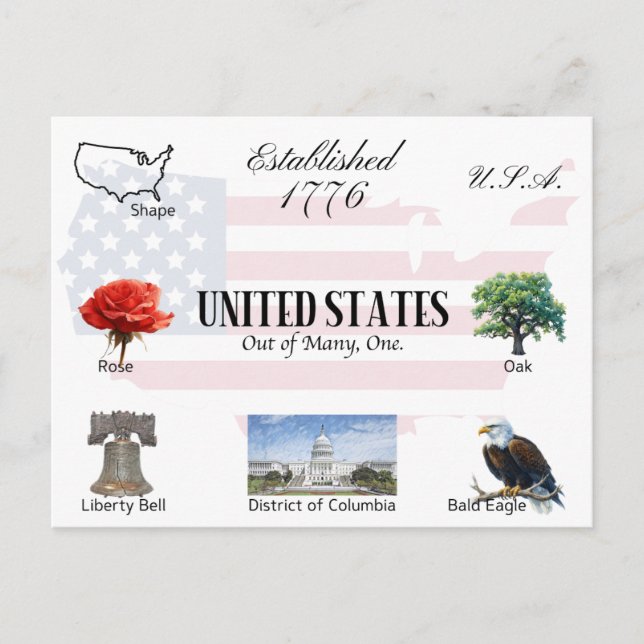 USA Postkarte | USA (Vorderseite)