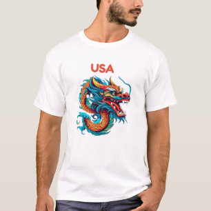 USA Power Dragon - Power Version T - Shirt