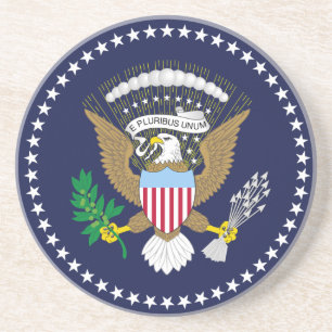 USA Präsidenten-Of The, vereinigt Sandstein Untersetzer