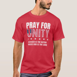 USA PRAY FOR UNITY Day of Prayer Christlich T-Shirt
