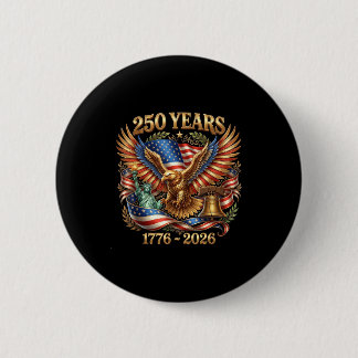 Usa pride eagle 250 years 1776-2026 4th july button