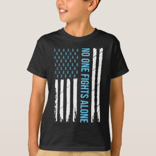 Usa Prostatakrebs-Bewusstsein Hellblaues Band Su T-Shirt