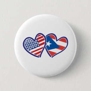USA-PUERTO-RICO BUTTON