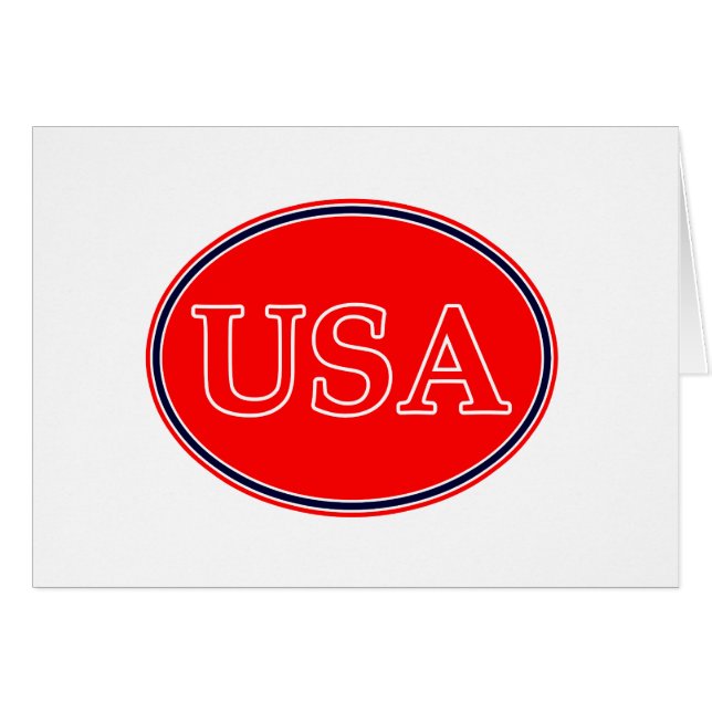 USA Red White and Blue 3 MUSEUM Zazzle Geschenke (Vorderseite (Horizontal))