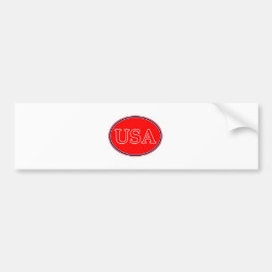 USA Red White and Blue 3 MUSEUM Zazzle Geschenke Autoaufkleber
