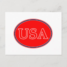 USA Red White and Blue 3 MUSEUM Zazzle Geschenke Postkarte