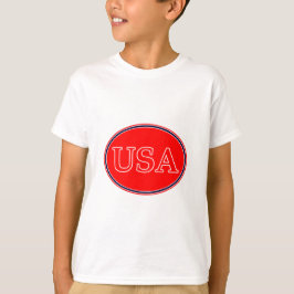 USA Red White and Blue 3 MUSEUM Zazzle Geschenke T-Shirt