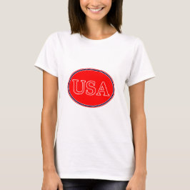 USA Red White and Blue 3 MUSEUM Zazzle Geschenke T-Shirt
