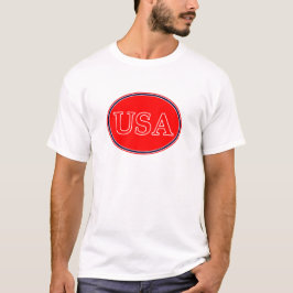 USA Red White and Blue 3 MUSEUM Zazzle Geschenke T-Shirt