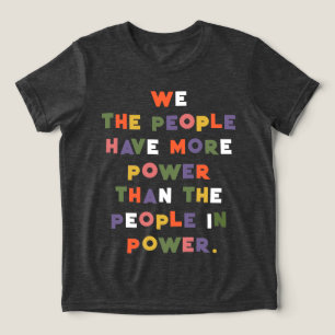 USA Resist Protest Rett Demokratie 2025 Tri-Blend Shirt
