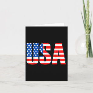 USA Retro Vintage Fahne für das Patriotische Karte