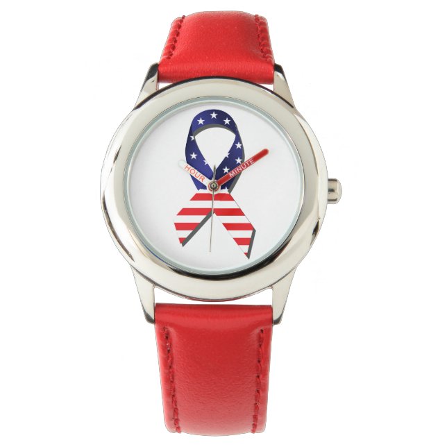 USA Ribbon Armbanduhr (Vorderseite)