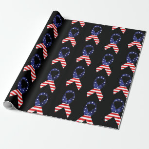 USA Ribbon Geschenkpapier