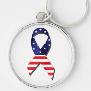 USA Ribbon Schlüsselanhänger