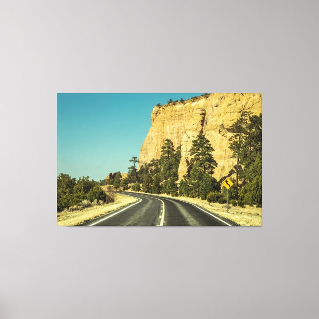 USA Road trip Landscape Foto Leinwanddruck (Vorderseite)
