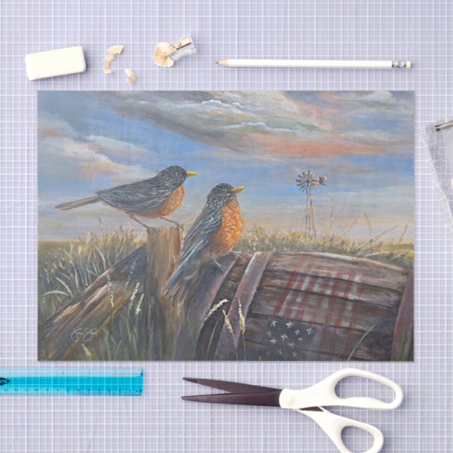 USA Robins Seidenpapier (Handwerk)