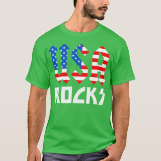 USA Rocks Independence Day 4. Juli T-Shirt