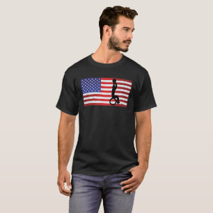 USA Rollstuhl Basketball T-Shirt