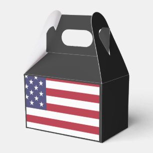 USA rot-weiß Geschenkschachtel