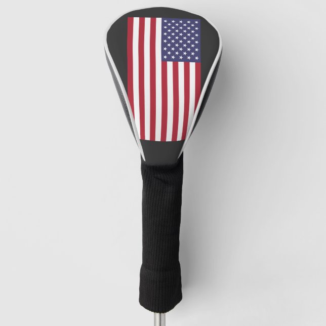 USA rot weiß und blau Golf Headcover (Vorderseite)