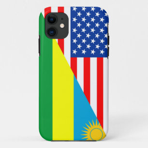 usa Ruanda Land Halbfahne US-Symbol Case-Mate iPhone Hülle