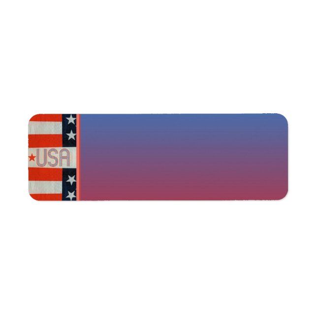 USA-Rücksendeadresse (Vorne)