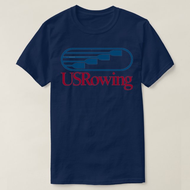 USA Ruderweiß 2 T-Shirt (Design vorne)