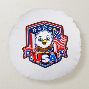 USA RUNDES KISSEN