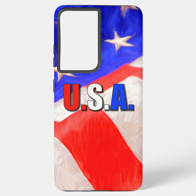 USA SAMSUNG GALAXY HÜLLE (Rückseite)