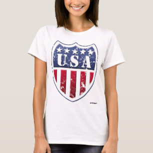 USA Schild - abgenutzt T-Shirt