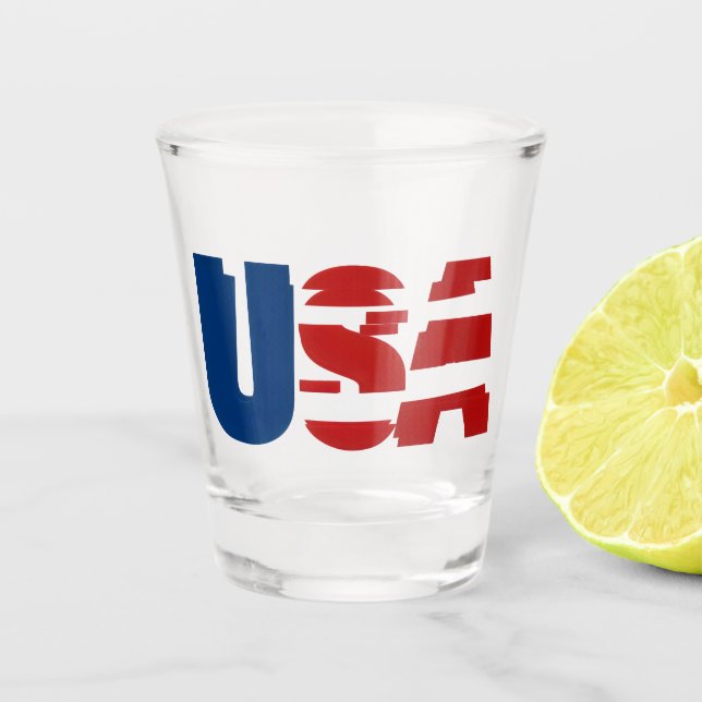 USA. SCHNAPSGLAS (Vorderseite)