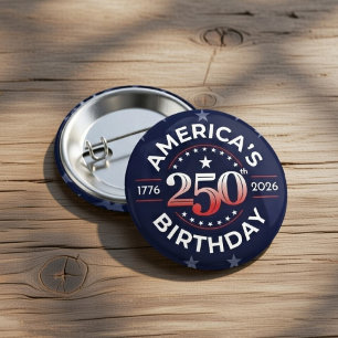 USA Semiquincentennial 1776-2026 Amerikas 250. Button
