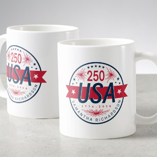 USA-Semiquincentennial 250. Jahrestag Amerikas Kaffeetasse