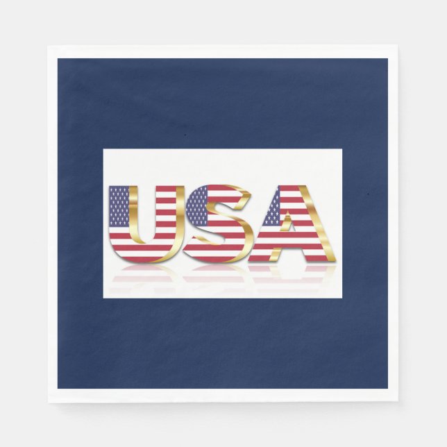 USA SERVIETTE (Vorderseite)