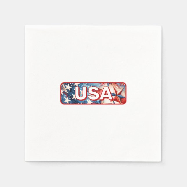 USA SERVIETTE (Vorderseite)