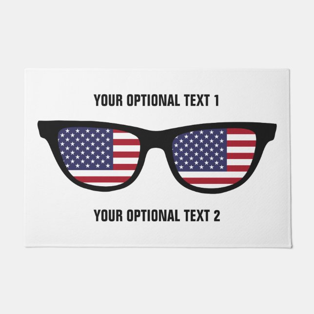 USA Shades Zollmatten Fußmatte (Vorderseite)