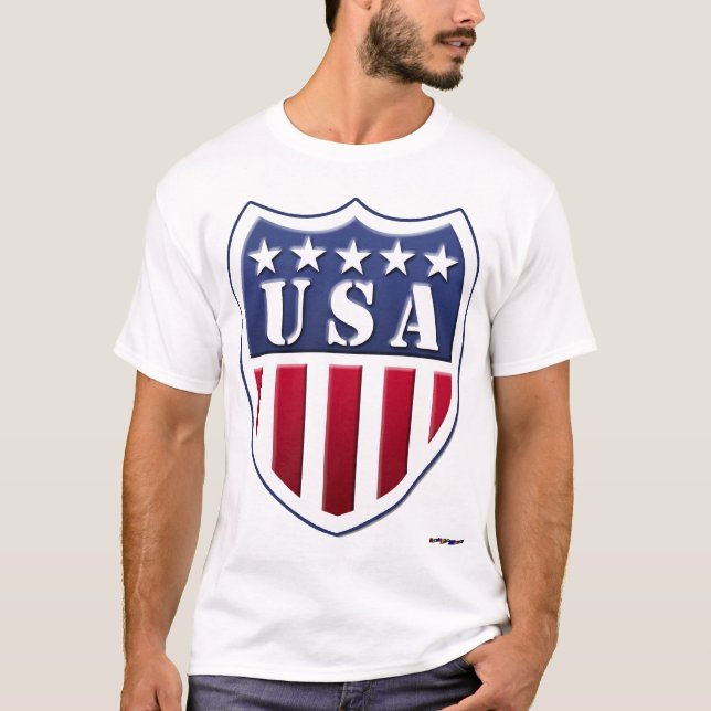 USA Shield T-Shirt (Vorderseite)
