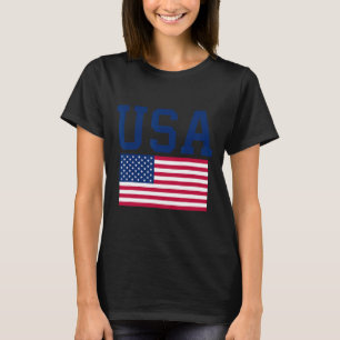 Usa-Shirt Frauen Männer Kinder Amerikanische Flagg T-Shirt