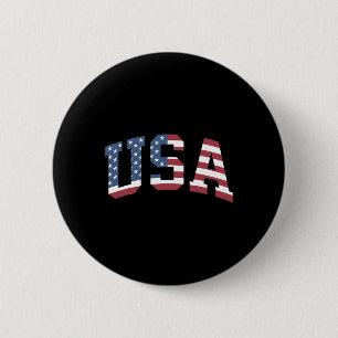 USA-Shirt Frauen Männer Kinder Patriotisch Amerika Button