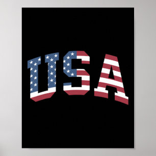 USA-Shirt Frauen Männer Kinder Patriotisch Amerika Poster