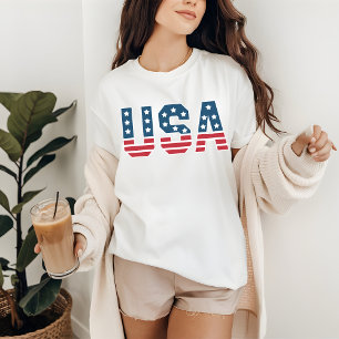 USA-Shirt für Sie & Ihn, 4. Juli Patriotisch T-Shirt