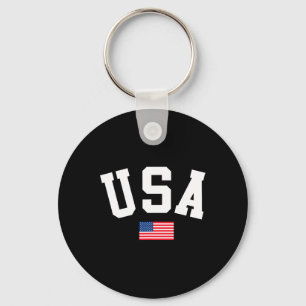 Usa-Shirt Männer Frauen Kinder Amerikanische Flagg Schlüsselanhänger